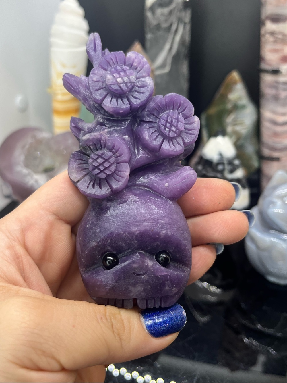 Purple Mica Crystal Buddy